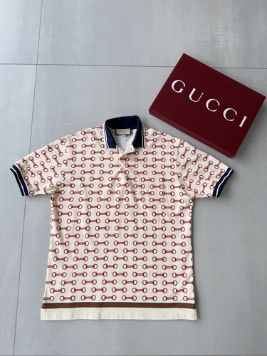 Polo gucci horsebit print - gucci, gg