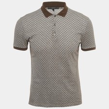 Polo Gucci marrone in maglia
