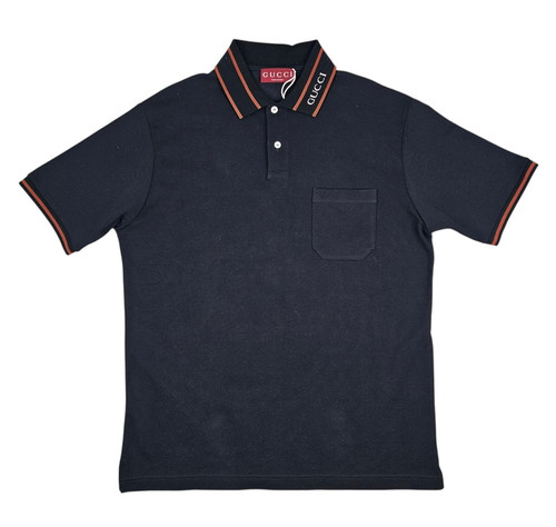 Polo gucci uomo nera cotone - uomo,