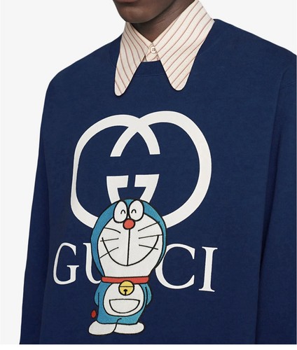 Felpa gucci doraemon con - gucci,