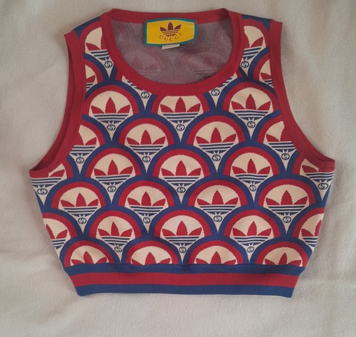 Top jacquard gucci adidas - top, x