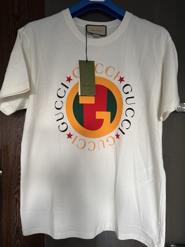 Shirt gucci stampa logo - t-shirt,