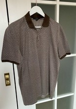Polo uomo Gucci, marrone